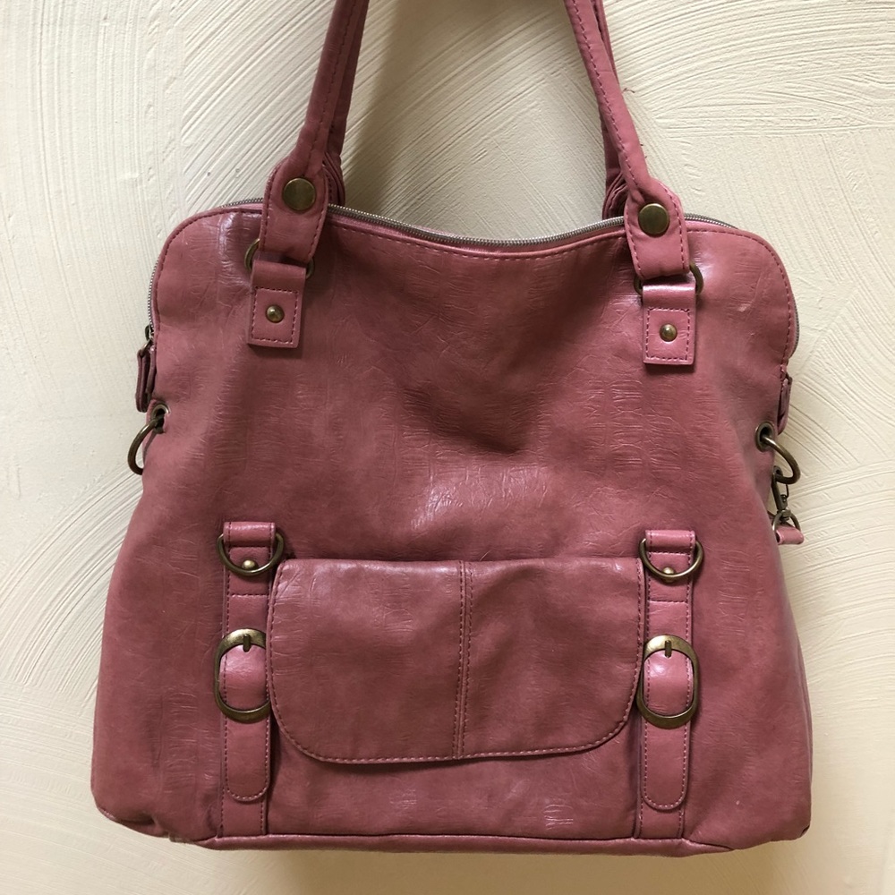 Faux leather bag, great condition